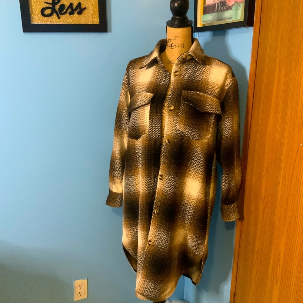 Bryce Plaid Long Shacket